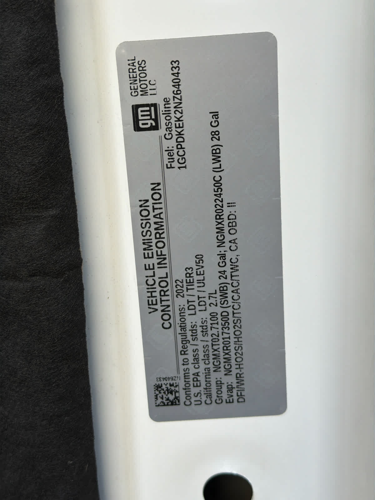 2022 Chevrolet Silverado 1500 LT (2FL)