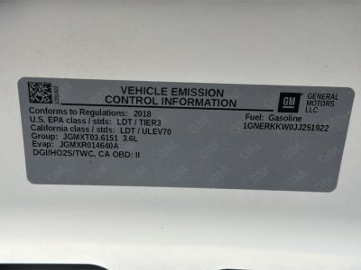 2018 Chevrolet Traverse Premier