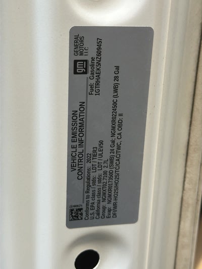 2022 GMC Sierra 1500 Pro