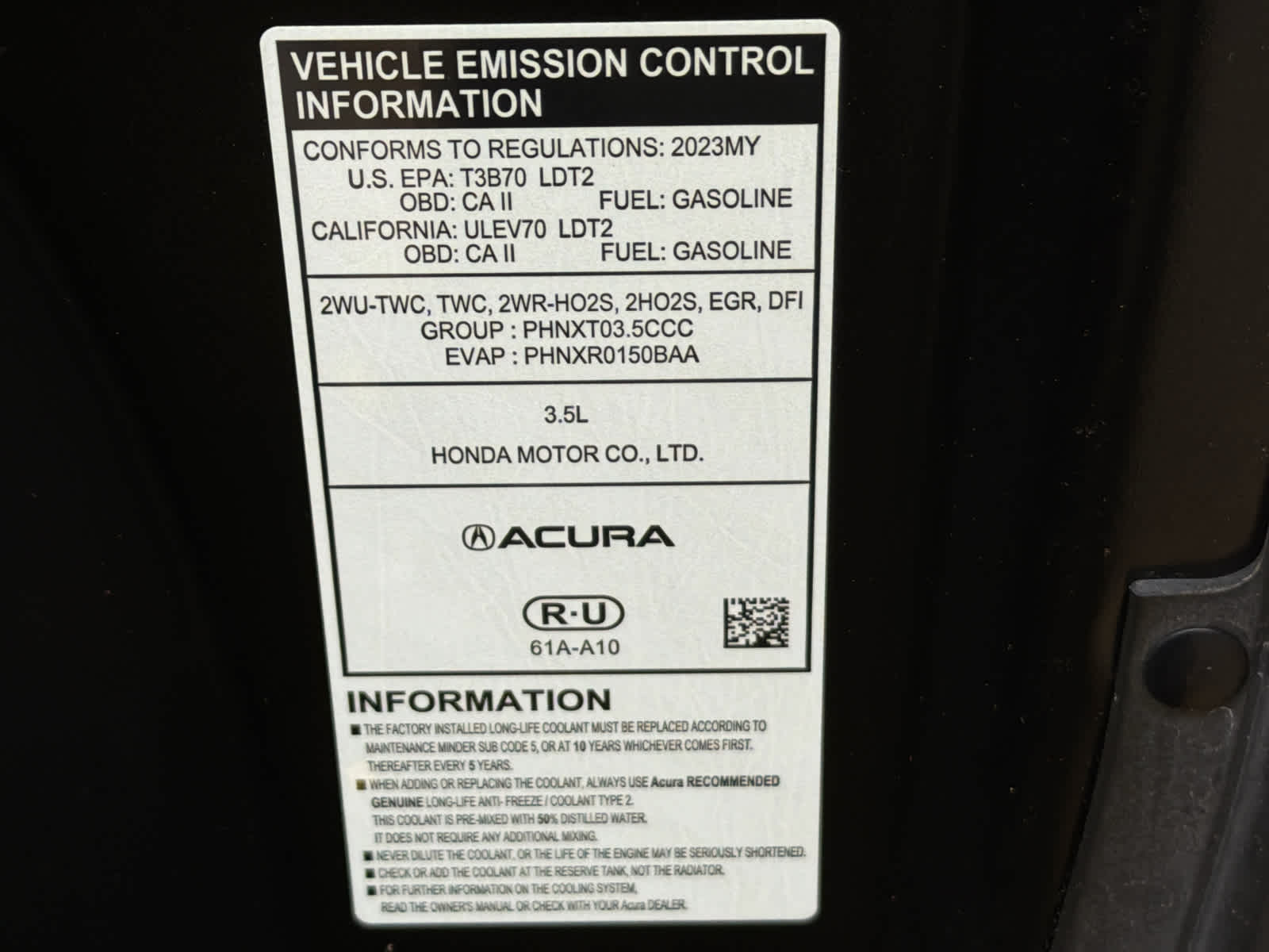 2023 Acura MDX w/A-Spec Package