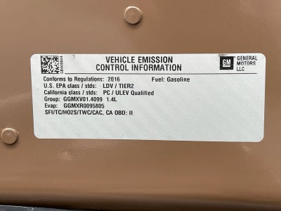 2016 Buick Encore Convenience