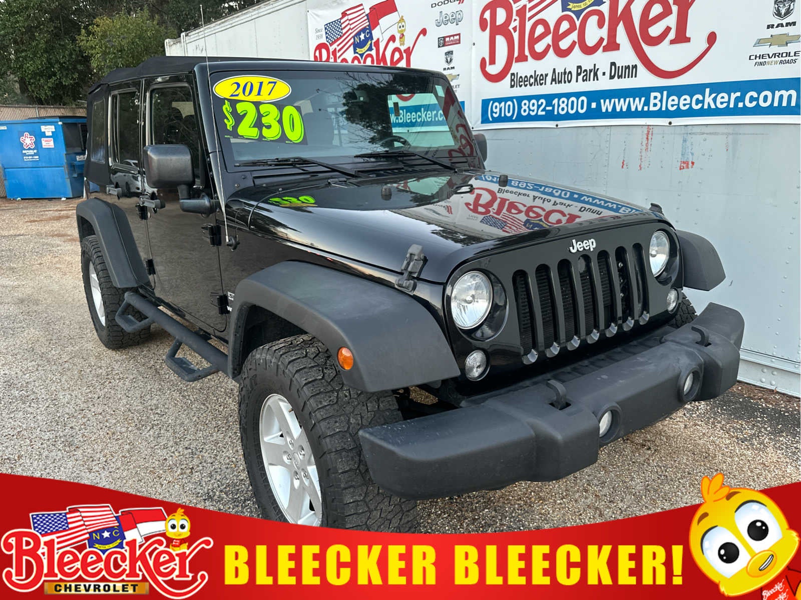 2017 Jeep Wrangler Unlimited Sport