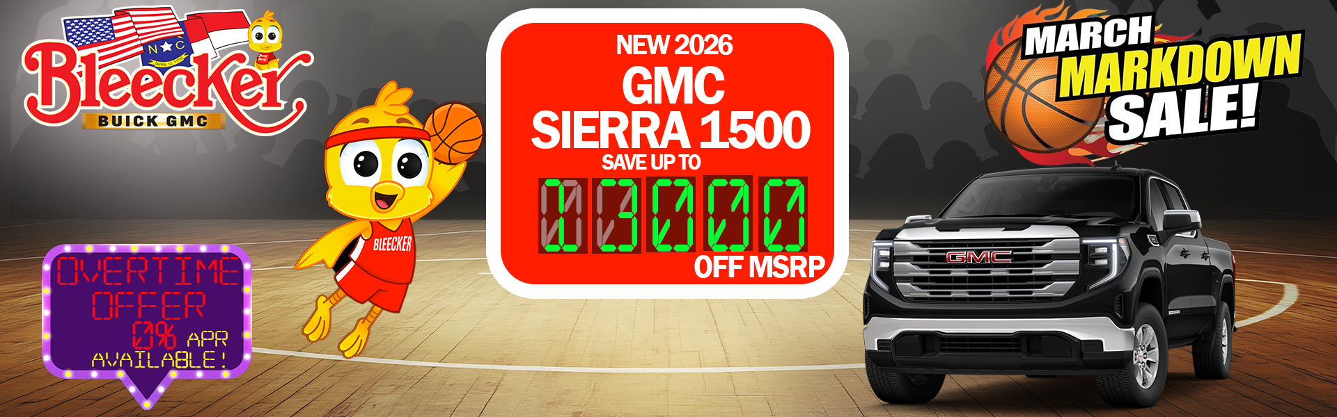 13000 off new 2026 gmc sierra1500