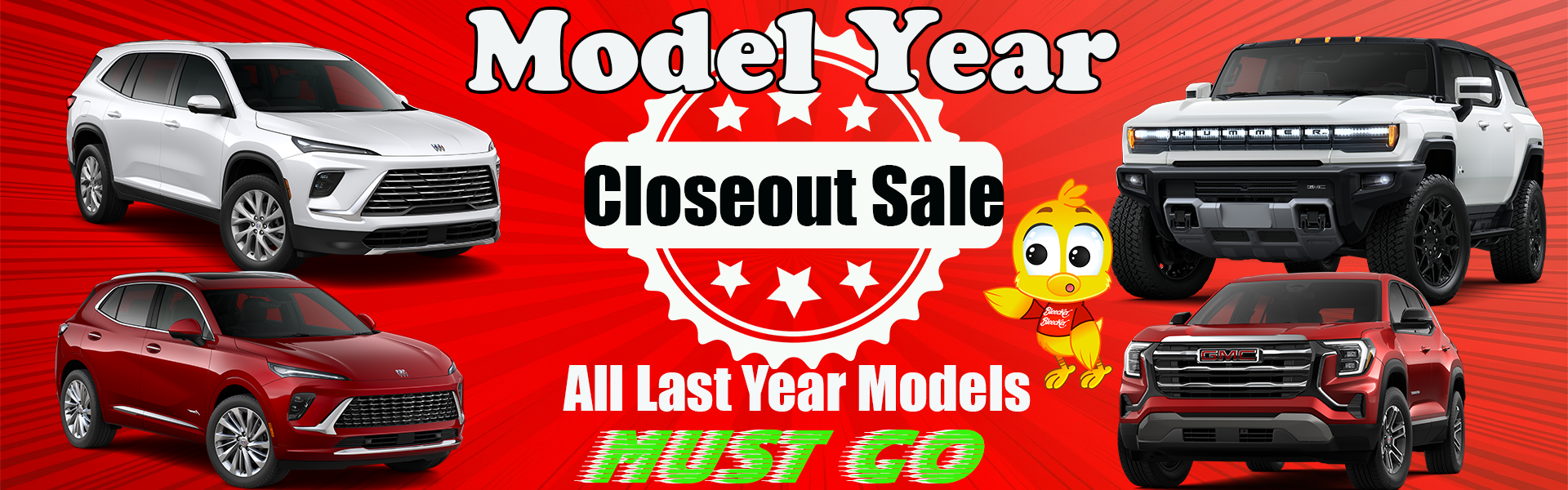 Model Year Closeout Sale ALL MUST Go