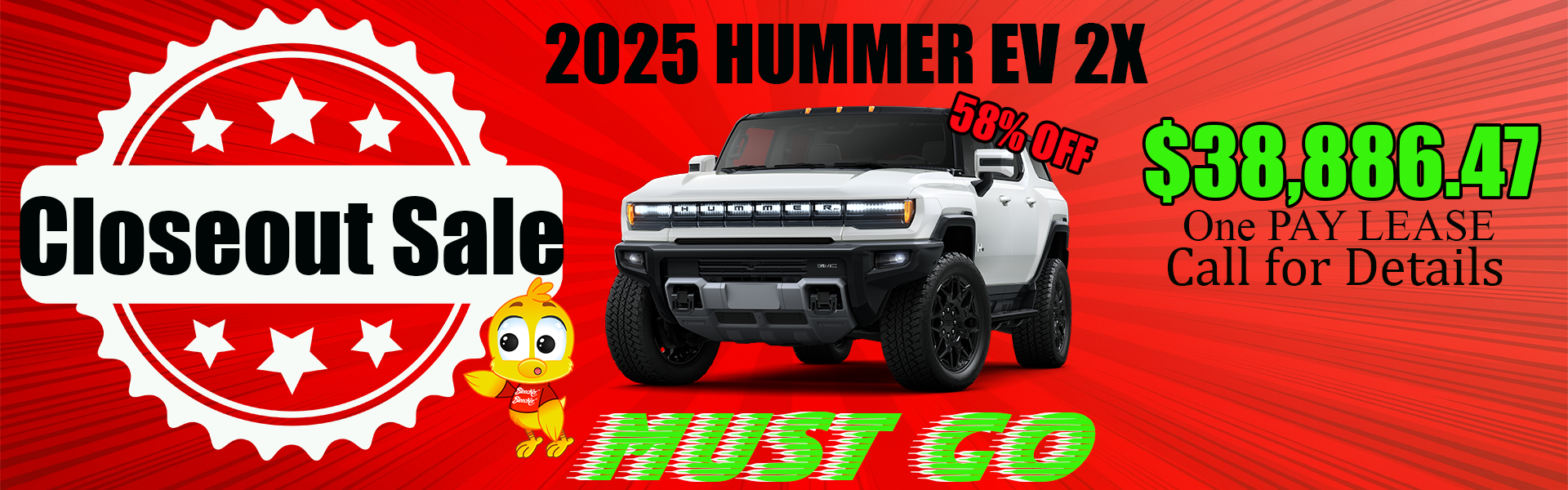 Get the 2025 Hummer 3v for 58% off today!